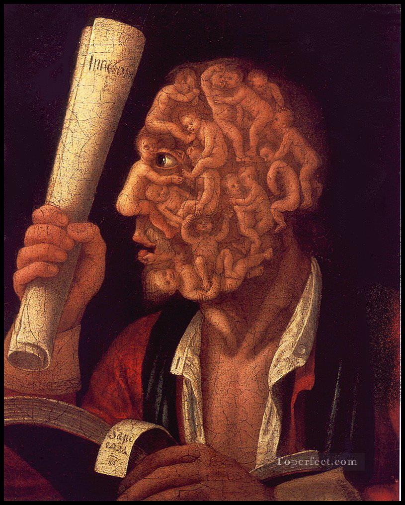 portrait d’adam 1578 Giuseppe Arcimboldo fantaisie Peintures à l'huile